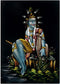 "Lord Gopala" Handmade Velvet Painting 27"