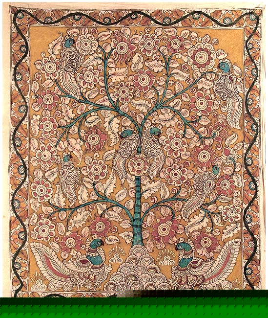 The Autumn Tree - Kalamkari Painting
