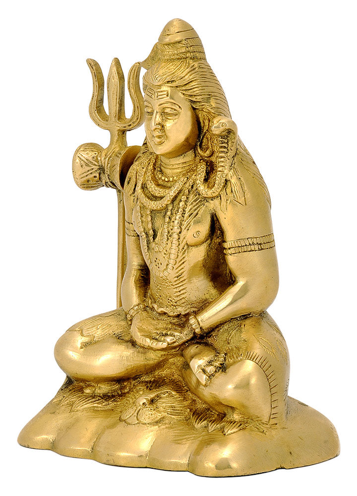 Mediating Lord Shiva Figurine