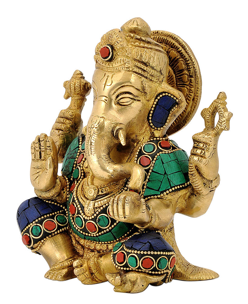 Shri Ganesh Brass Idol