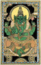 Lord Ganesha Seated on Chowki