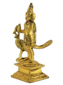 Lord Kartikeya Brass Statue