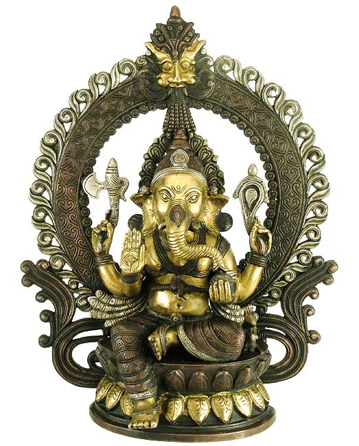 "Lord Vighnaharta Ganesha" Brass Statue
