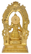 Goddess Saraswati Maa Brass Sculpture 24"