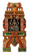 Lord Shiva - Painted Wood Panel