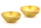 Ornate Brass Diyas (set of 2) 2.25"