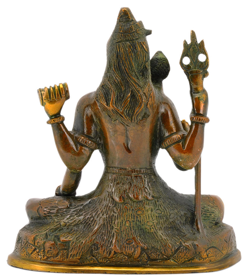 Yogiraj Lord Shiva - Brass Statue