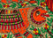 Madhubani Painting 'Roaring Lions'