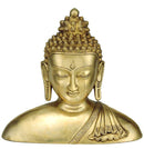 Brass Bust Gautam Buddha
