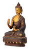 Ethnic Brass Buddha Golden Brown Finish