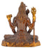 Meditating Dhyani Lord Shiva Antiquated Statue 7.75"