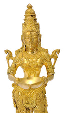 Deepa Lakshmi Brass Sculpture