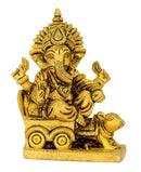 Lord Ganesha Seated on Mouse Chariot