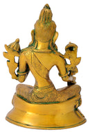 Tara Statue in Antique Golden Finish