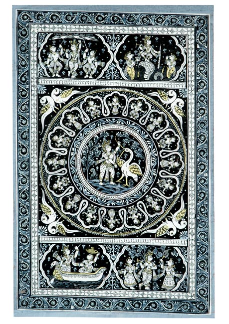 Krishna's Life-Pata Chitra