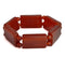 Vibrant Strech Bracelate in Red Onyx