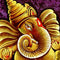Holy Ganesha - Velvet Cloth Painting