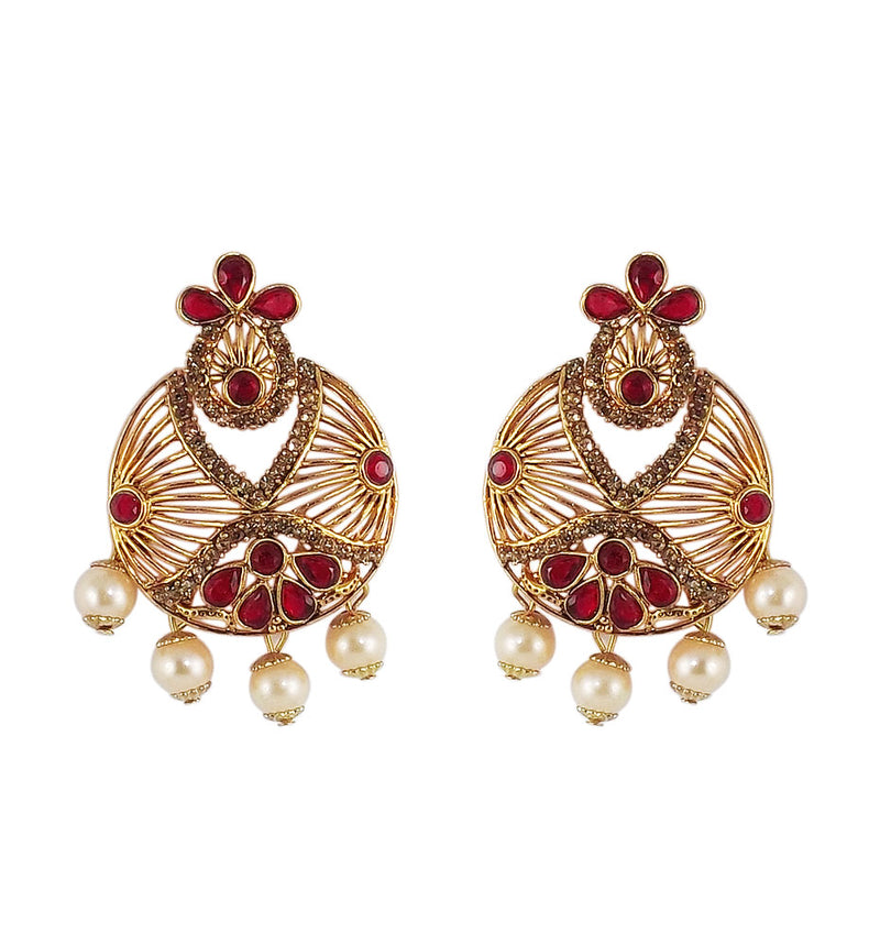 Pleasing Gold Beautiful Earrings for Girls and Womens