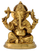 Lord Ganesha Brass Figure