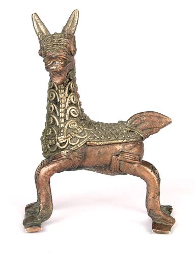 "Tribal's Stallion" Dhokra Statuette