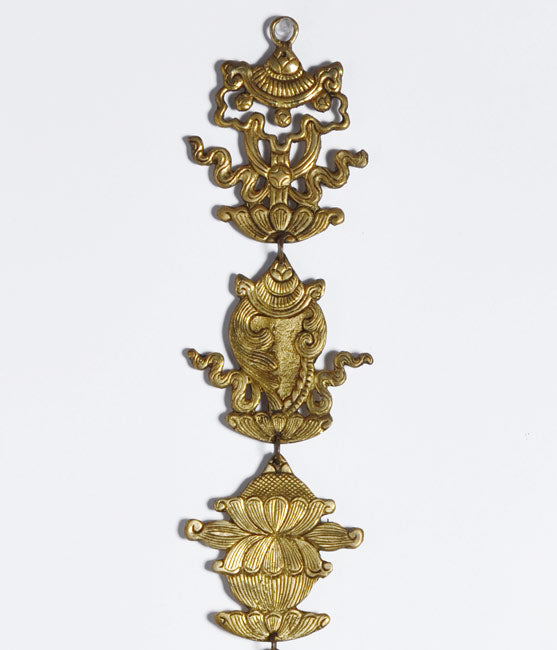 Ashtamangla Wall Hanging in Brass
