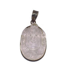 Ganesha Pendant in Rock Crystal