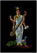 Devi Sharada - Goddess of Learning