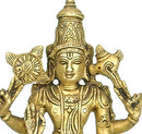 Lord Narain Preserver of Live - Brass Statue