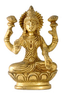 Goddess Lakshmi Brass Statue
