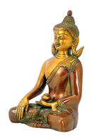 Gautam Buddha - Brass Statue 6"