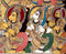 Court of Lord Sri Rama- Large Kalamkari Painting