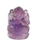 Lord Mangal Murti Ganapati - Amethyst Natural Stone statues 2"