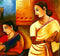 Golden Morning - Silk Painting