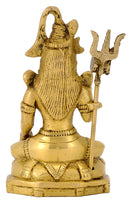 Blessing God Shiva Brass Statue
