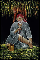 Shirdi Wale Sai Baba - Velvet Painting