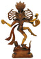 Unique Lord Nataraja Figurine with Shesh Naga Hood 17.50"