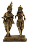 'Radha & Krishna' Dhokra Art Sculpture