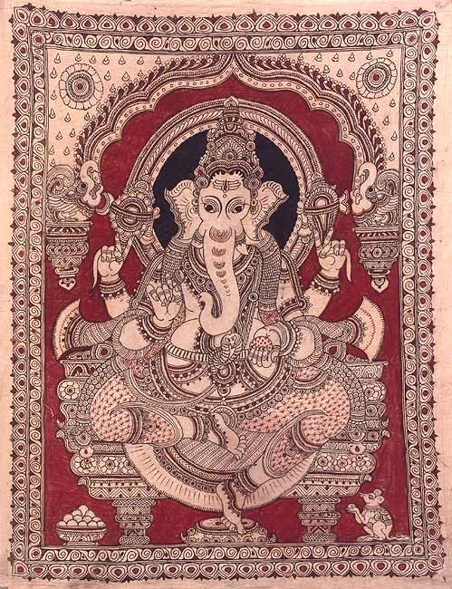 Buddhi Vinayaka-Pen Painting