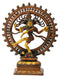 Beautiful Lord Nataraja Golden Brown Finish