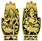 Laxmi Ganesha for Temple - Brass Statues