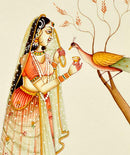 Raga Basant - Miniature Painting 6.50"