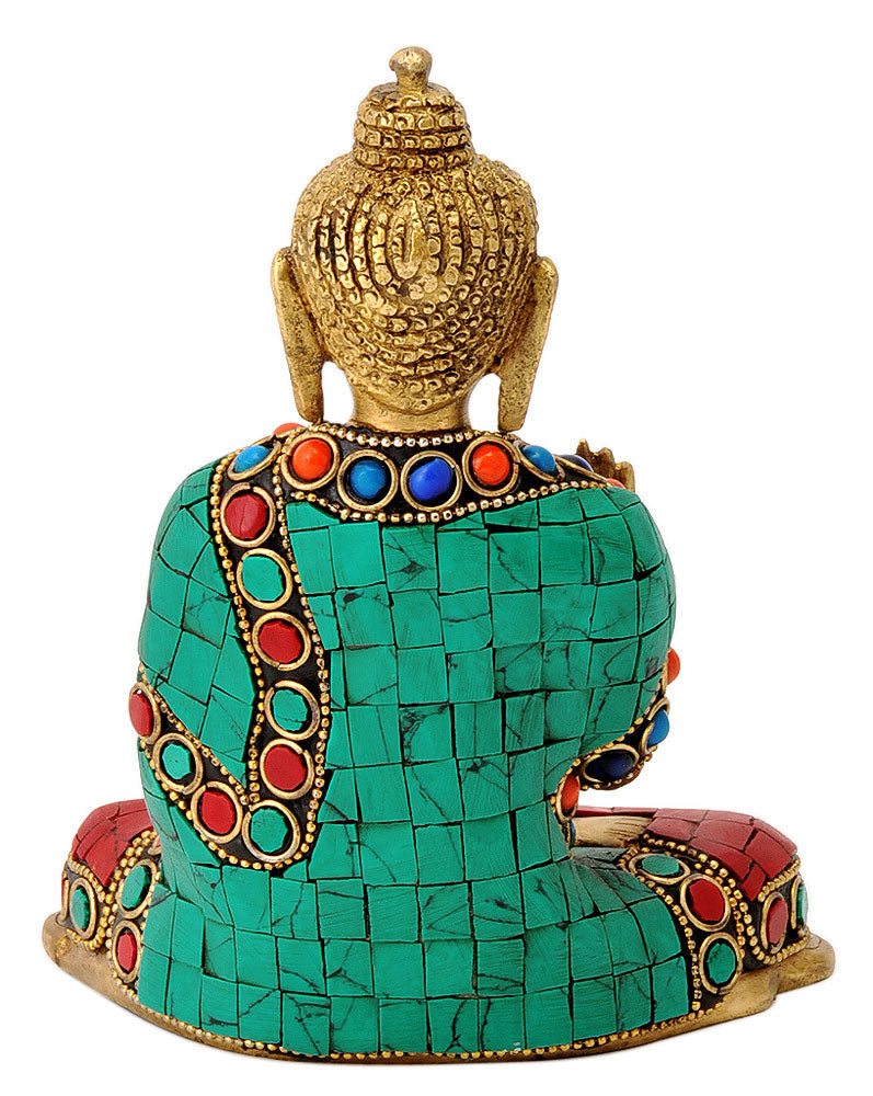 Brass Teaching Buddha Sculpture