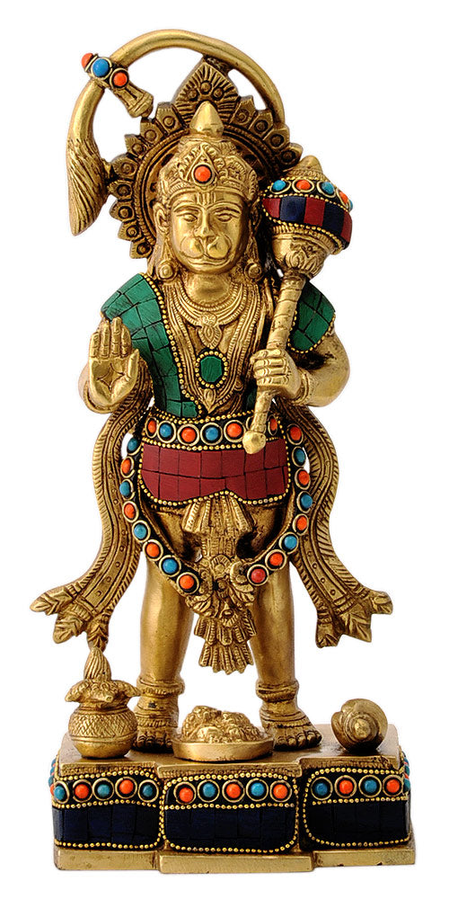 Standing Lord Hanuman Holding Club