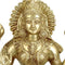Vishnu Priya Goddess Lakshmi - Brass Sculpture 9"