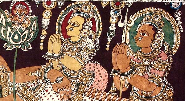 Lord Vishnu Resting on the Bed of Shesh-Naag