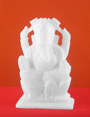 Blessing Lord Ganesha Soft Stone Statue