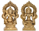 Laxmi and Ganesha for Home Temple 6.50"