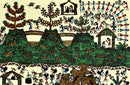 Daily Life Warli Painting