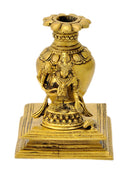 Lord Kuber Figurine with Flower Pot