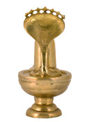 Brass Shivalinga 'Aum Namah Shivaya' 13"